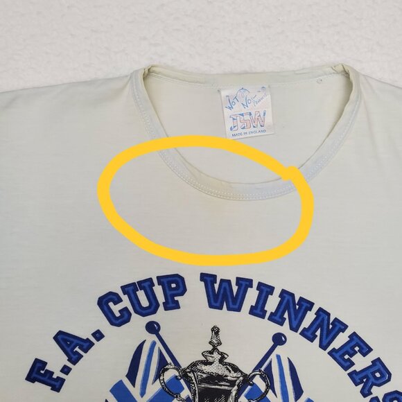 COVENTRY CITY Mens S 1987 FA Cup Final Wembley Football Vintage Tshirt Top Shirt - Picture 14 of 15